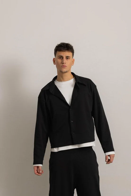 BLACK FLOW SHIRT - Image 3