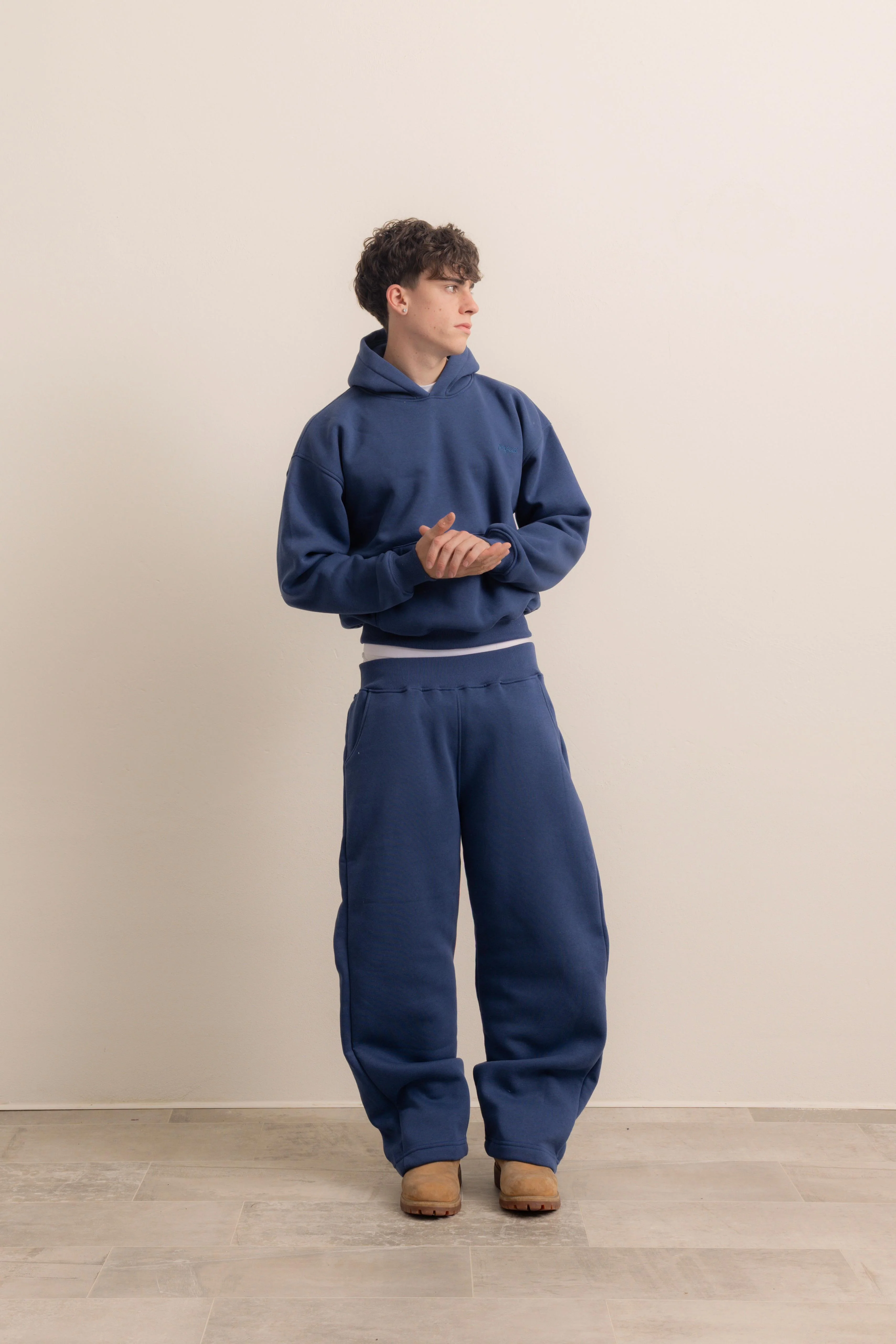 BLUE NAVY HOODIE - Image 4
