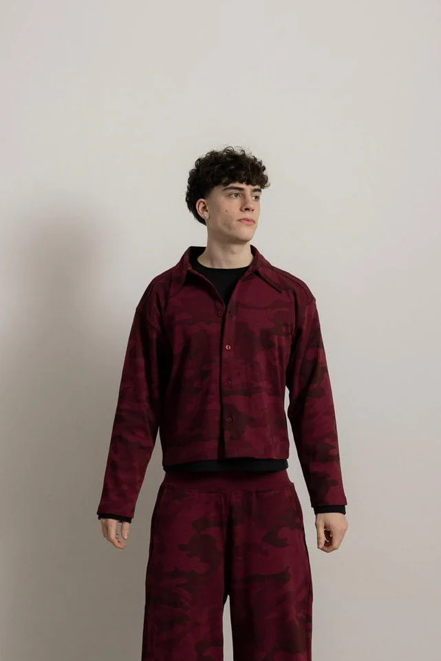 BORDEAUX CAMO FLOW SHIRT - Image 3