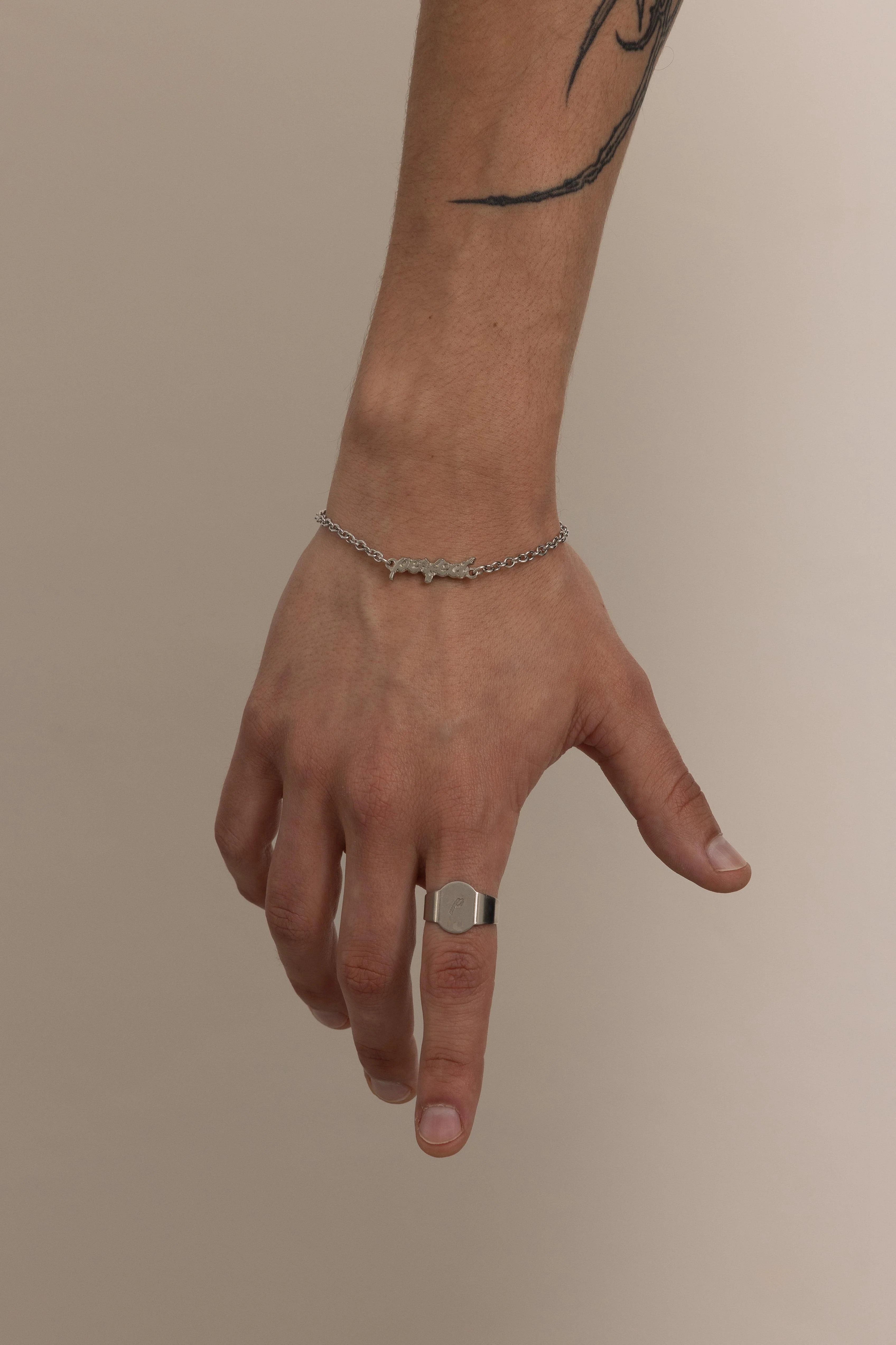 NICKEL "P" RING - Image 2