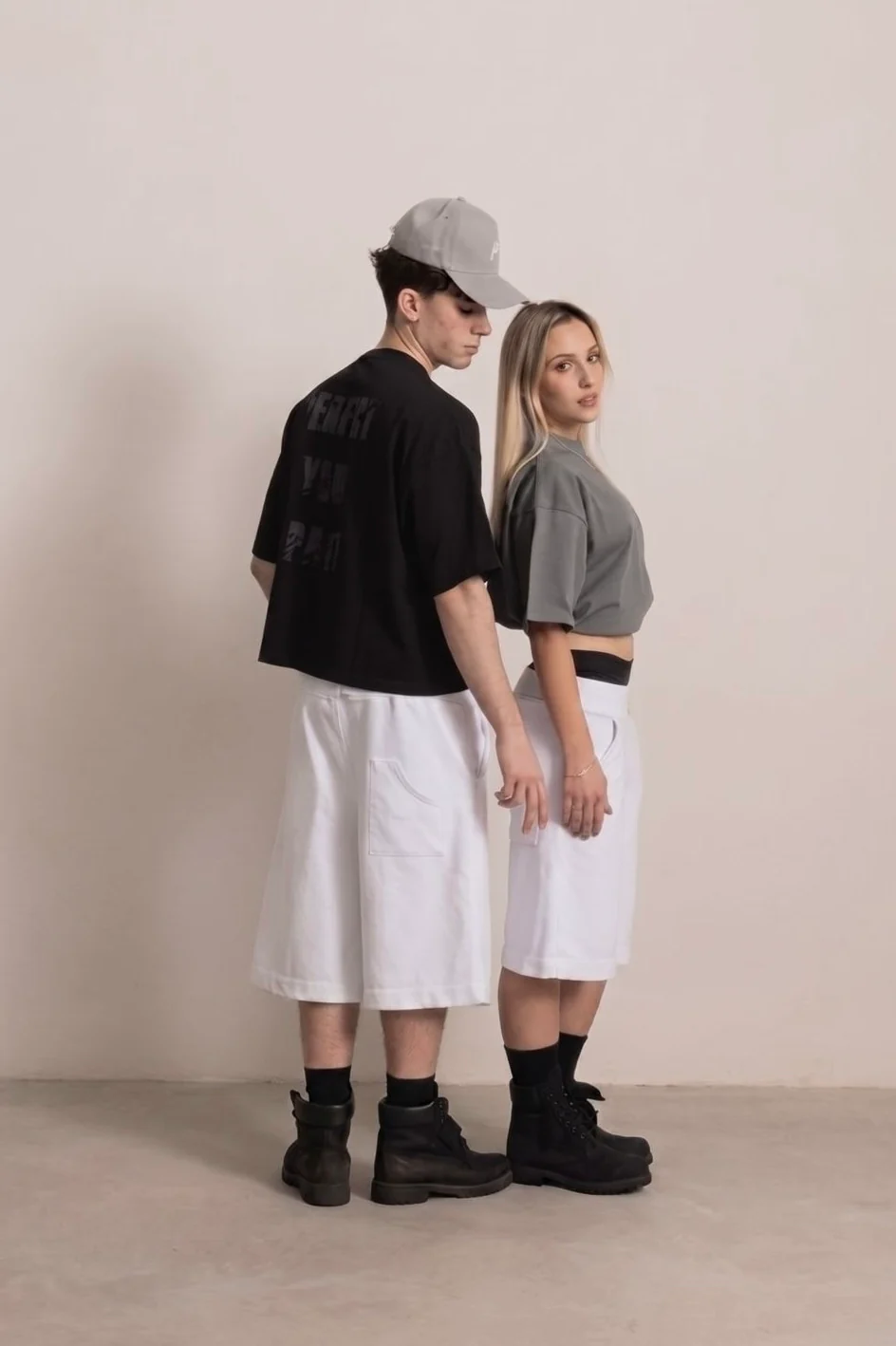 STONE GREY "P" VISION TEE - Image 10