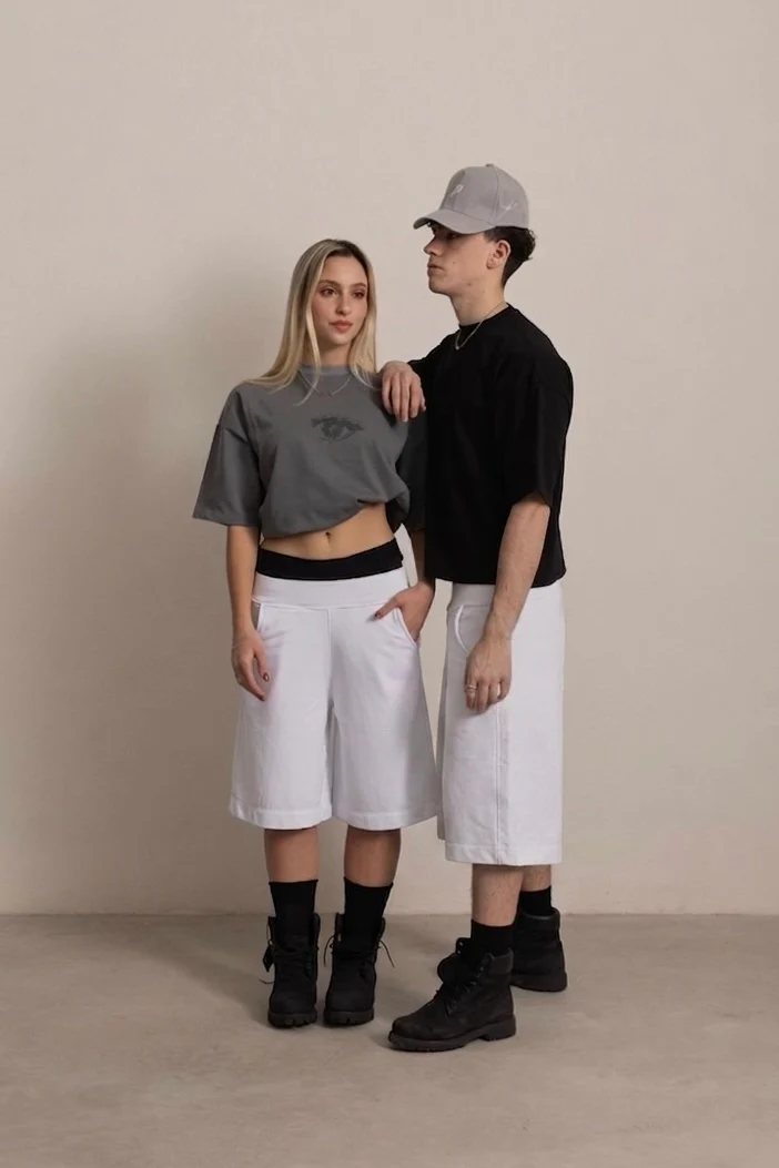 WHITE EVERYDAY SHORTS - Image 4